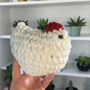 Crochet White Chicken